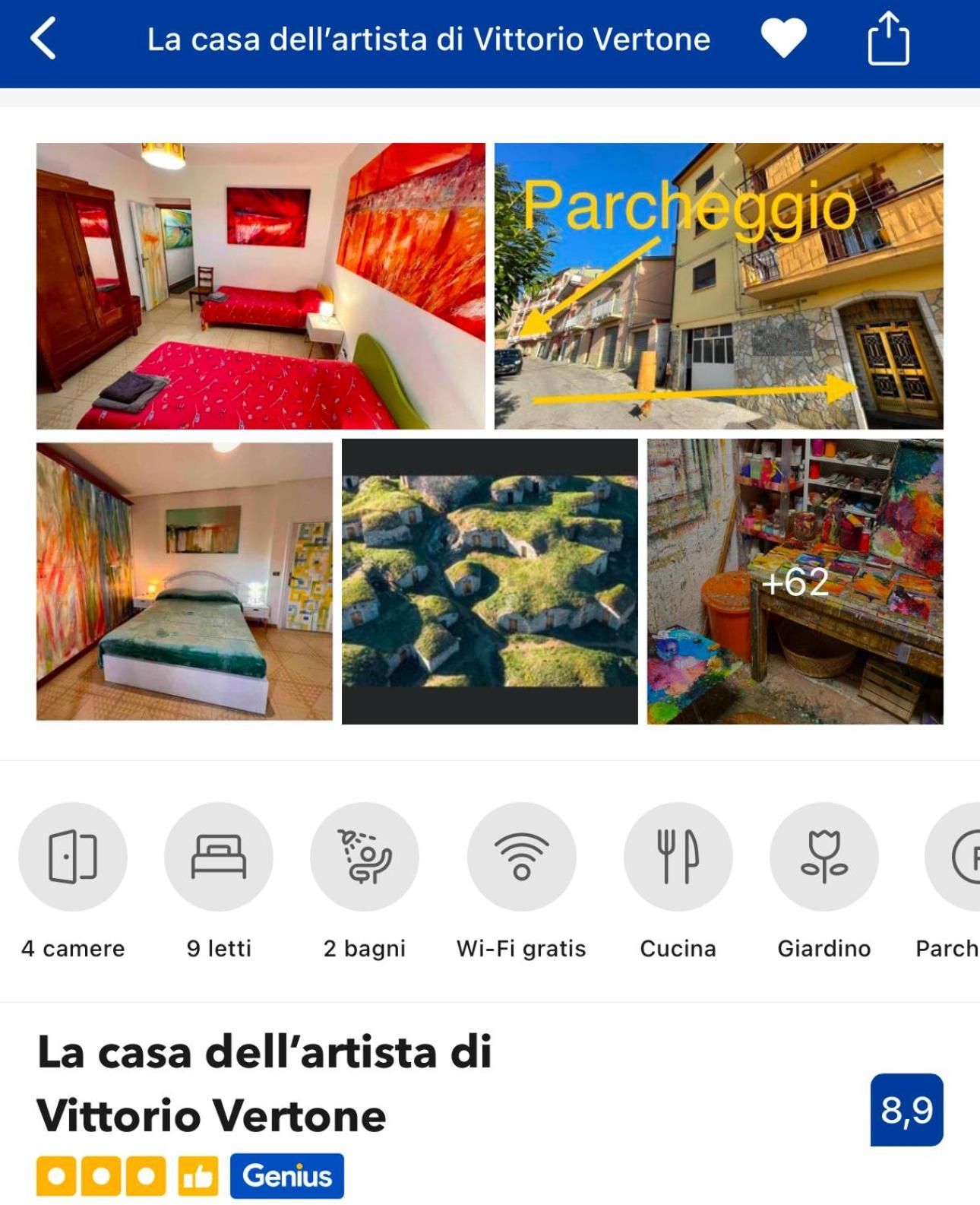 La Casa Dell'Artista Di Vittorio Vertone Pietragalla Exterior photo